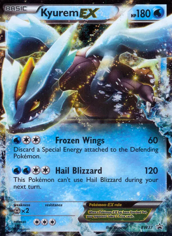 Kyurem-EX BW37 card from BW Black Star Promos