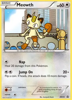 Meowth — BW Black Star Promos #BW35