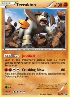 Terrakion BW71 — BW Black Star Promos