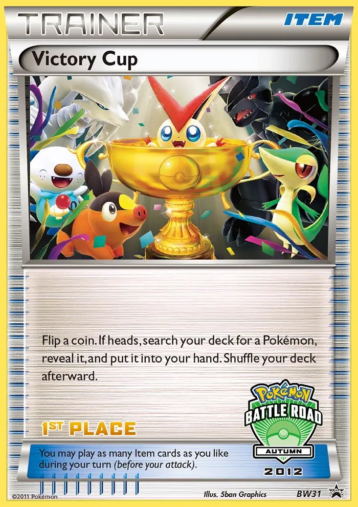 Victory Cup BW31 — BW Black Star Promos BW31, Holofoil finish