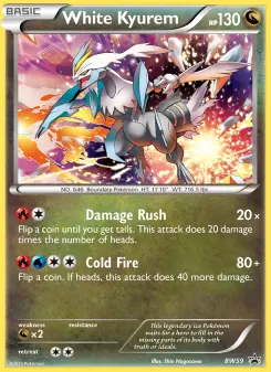 White Kyurem BW59 — BW Black Star Promos