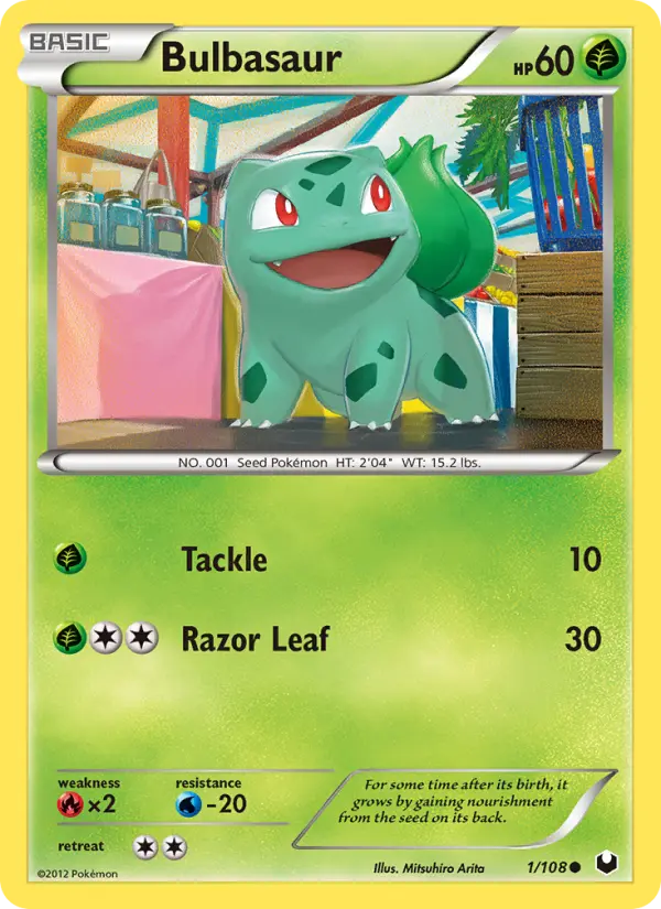 Bulbasaur 1 card from Dark Explorers
