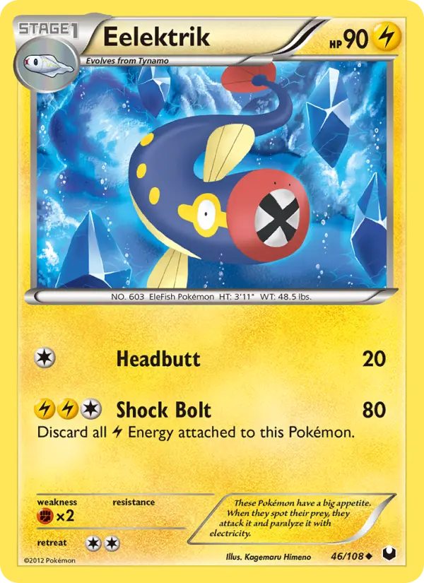 Eelektrik 46 card from Dark Explorers