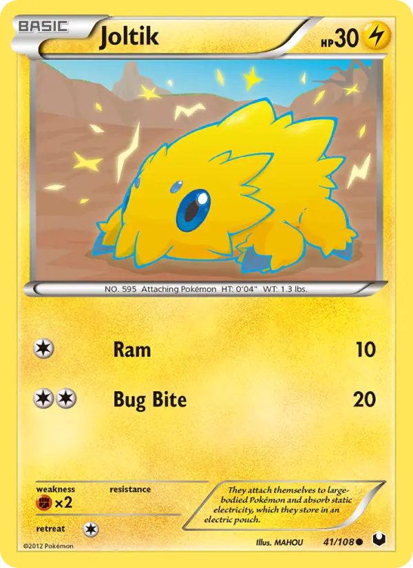 Joltik 41 card from Dark Explorers