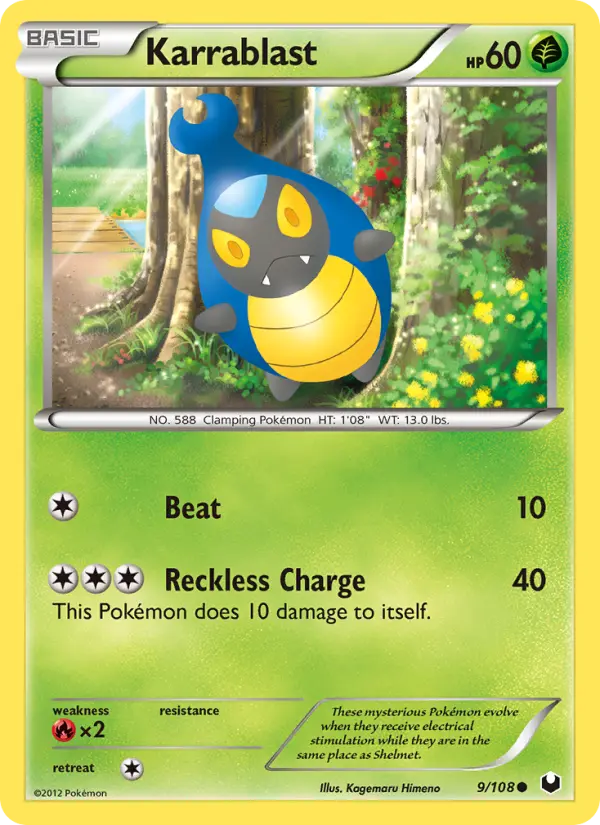 Karrablast 9 card from Dark Explorers