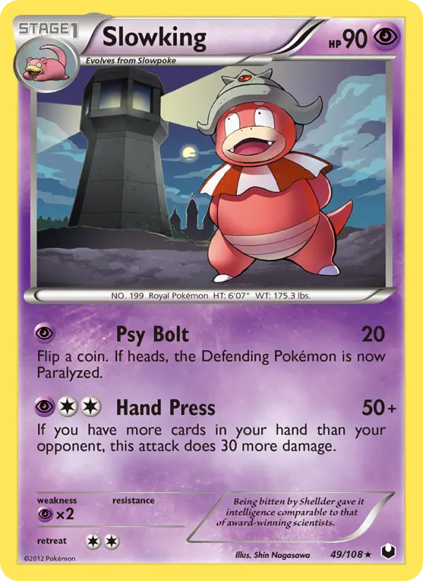 Slowking 49 card from Dark Explorers