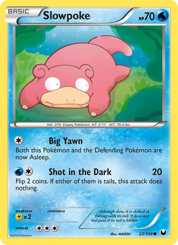 Slowpoke 23 — Dark Explorers 23, Normal finish