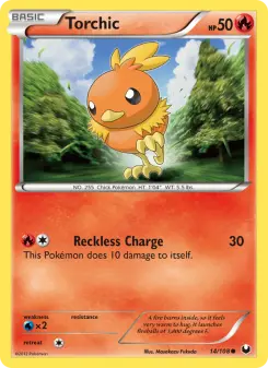 Torchic — Dark Explorers #14