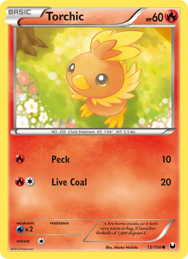 Torchic 15 — Dark Explorers 15, Normal finish