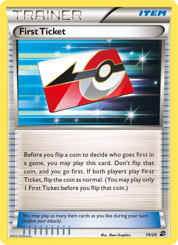 First Ticket 19 — Dragon Vault 19, Holofoil finish