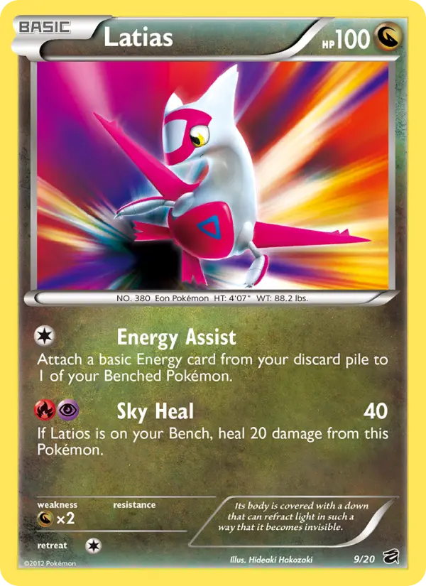 Latias 9 card from Dragon Vault