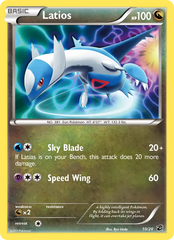 Latios 10 — Dragon Vault 10, Holofoil finish