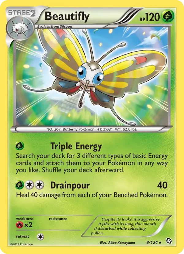 Beautifly 8 card from Dragons Exalted