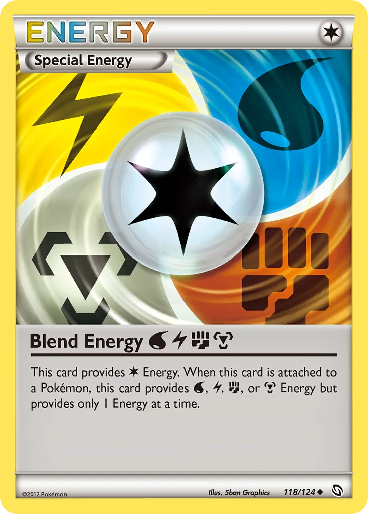Blend Energy WaterLightningFightingMetal 118 — Dragons Exalted 118, Normal finish