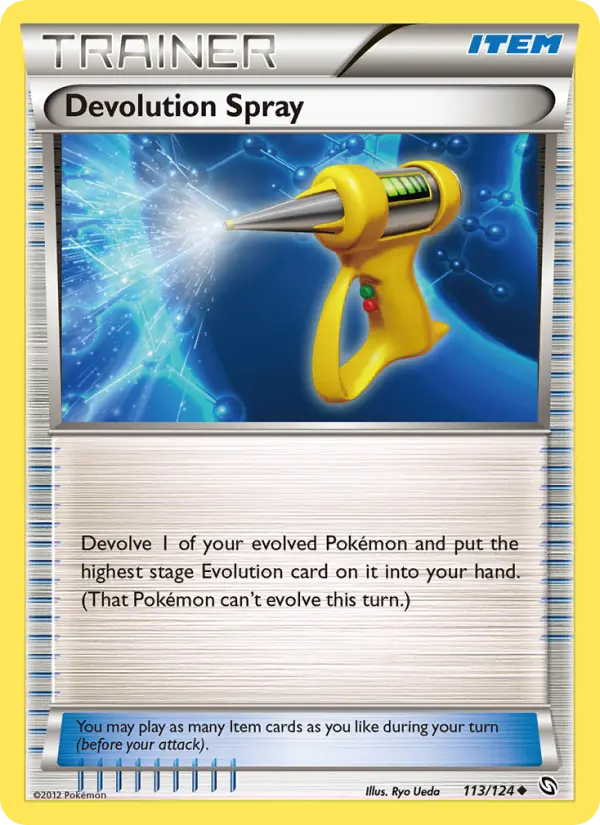 Devolution Spray 113 card from Dragons Exalted