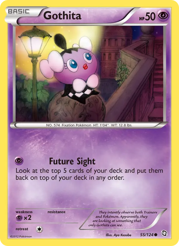 Gothita 55 card from Dragons Exalted