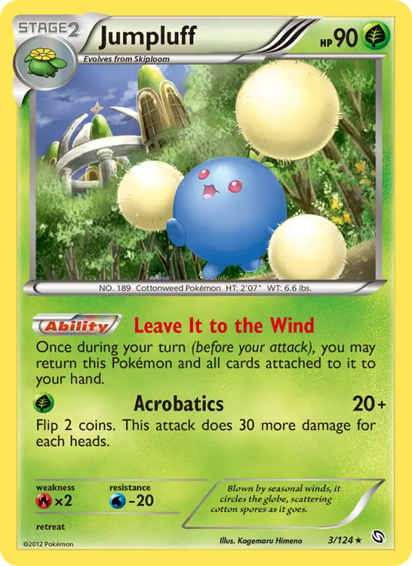 Jumpluff 3 card from Dragons Exalted