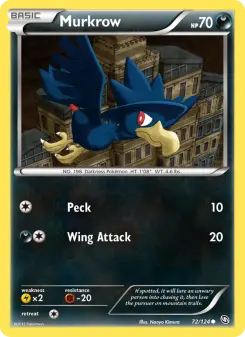 Murkrow — Dragons Exalted #72
