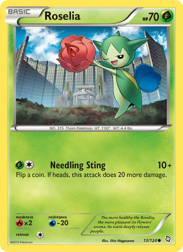 Roselia 13 card from Dragons Exalted