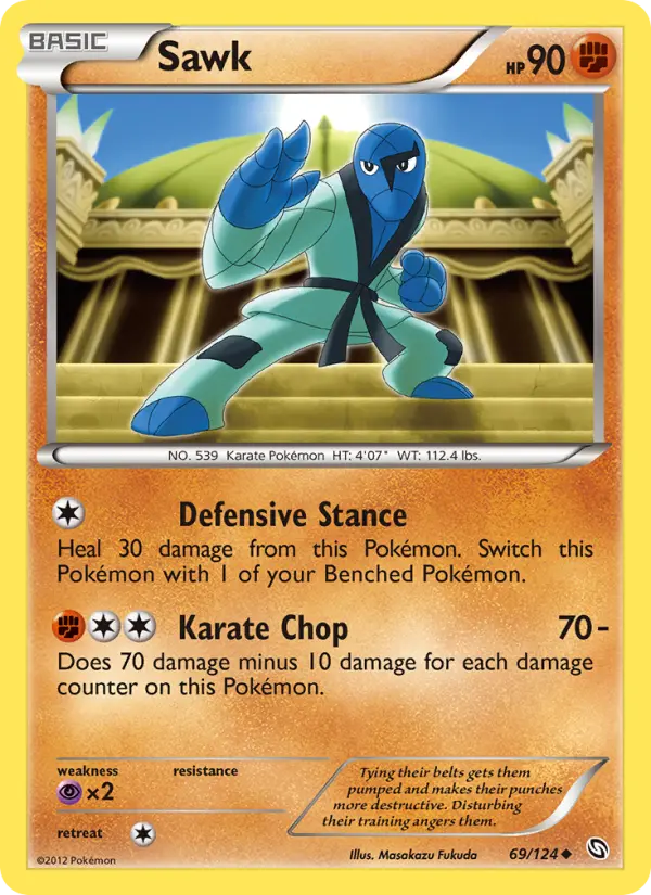Sawk 69 card from Dragons Exalted