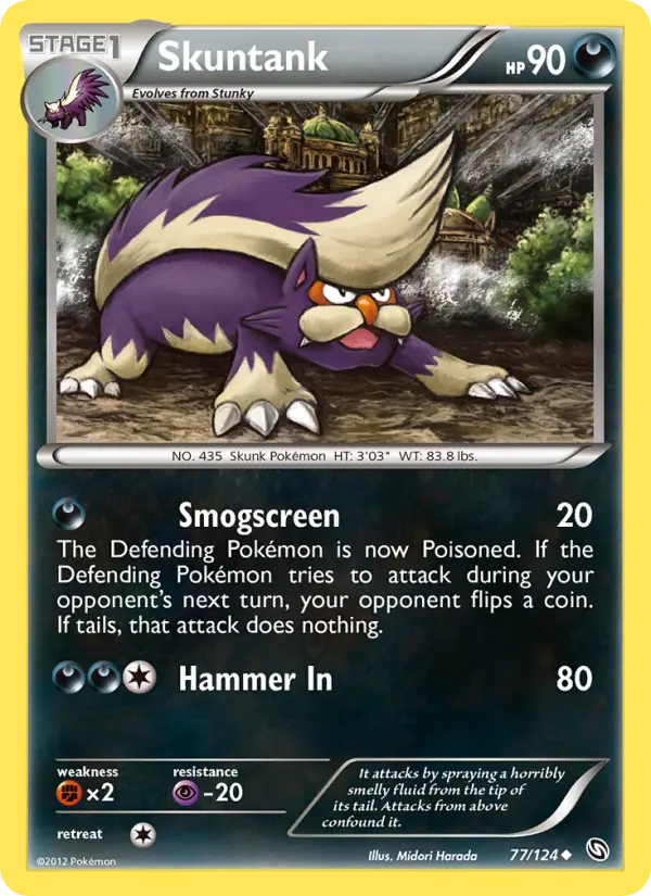 Skuntank 77 card from Dragons Exalted