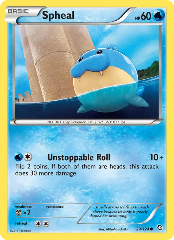 Spheal 29 card from Dragons Exalted