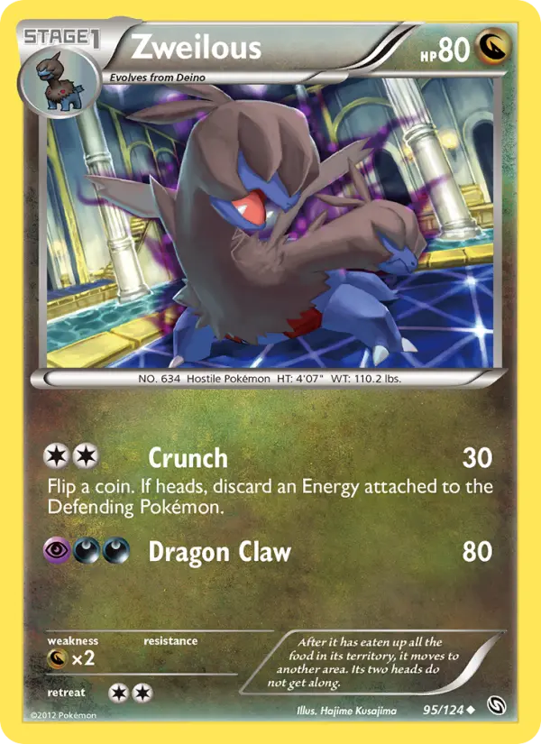 Zweilous 95 card from Dragons Exalted