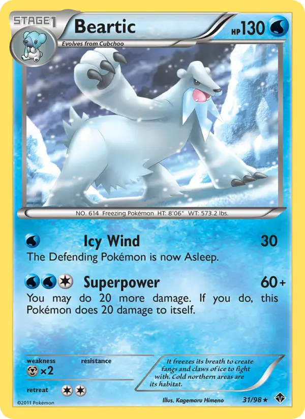 Beartic 31 card from Emerging Powers