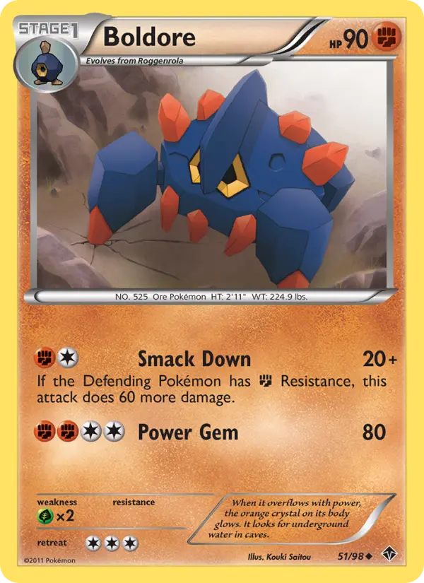 Boldore 51 — Emerging Powers 51, Normal finish