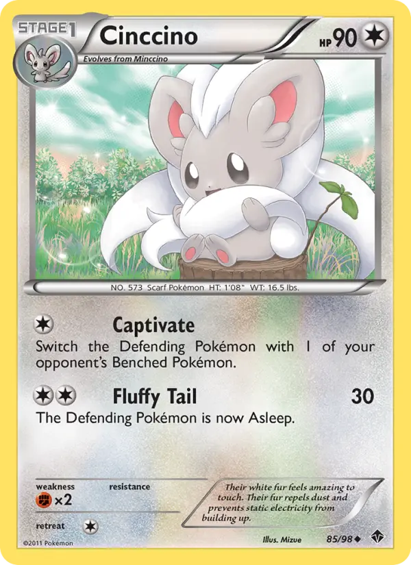 Cinccino 85 card from Emerging Powers