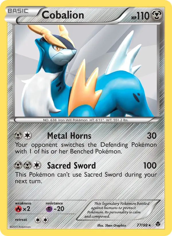 Cobalion 77 card from Emerging Powers