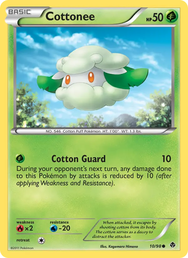 Cottonee 10 card from Emerging Powers