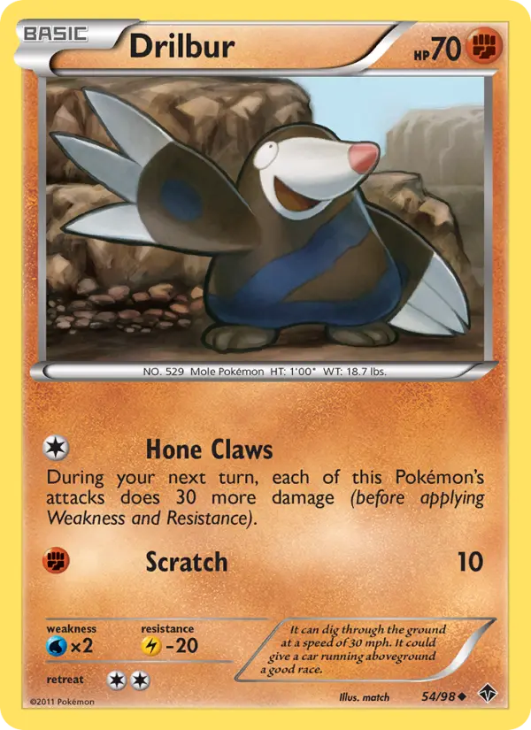 Drilbur 54 card from Emerging Powers