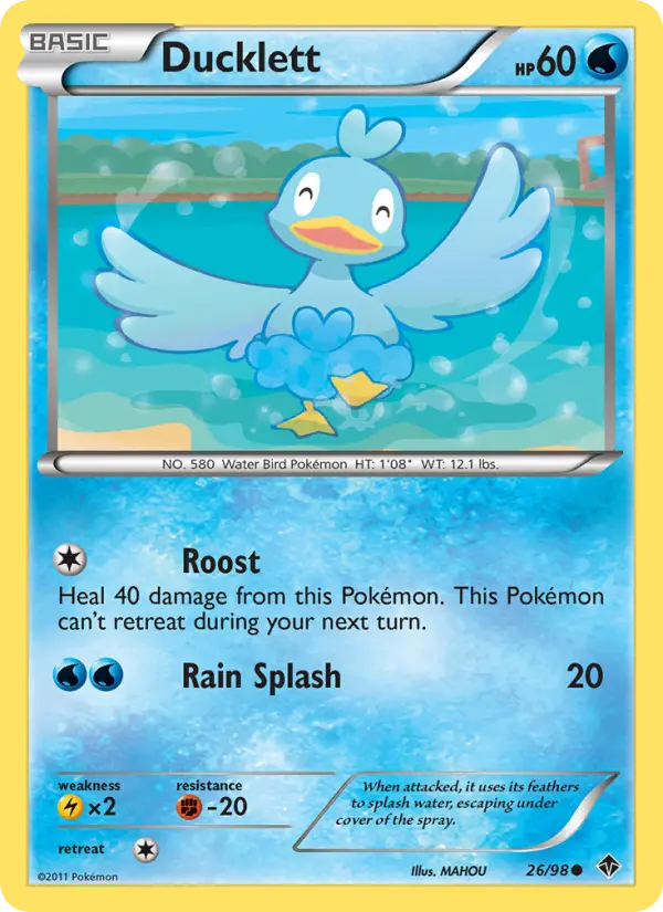 Ducklett 26 card from Emerging Powers