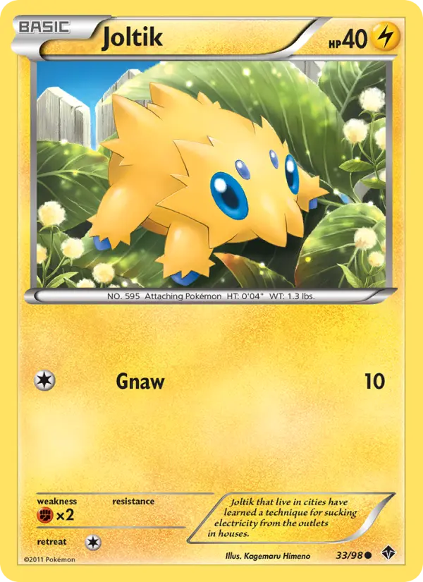 Joltik 33 card from Emerging Powers