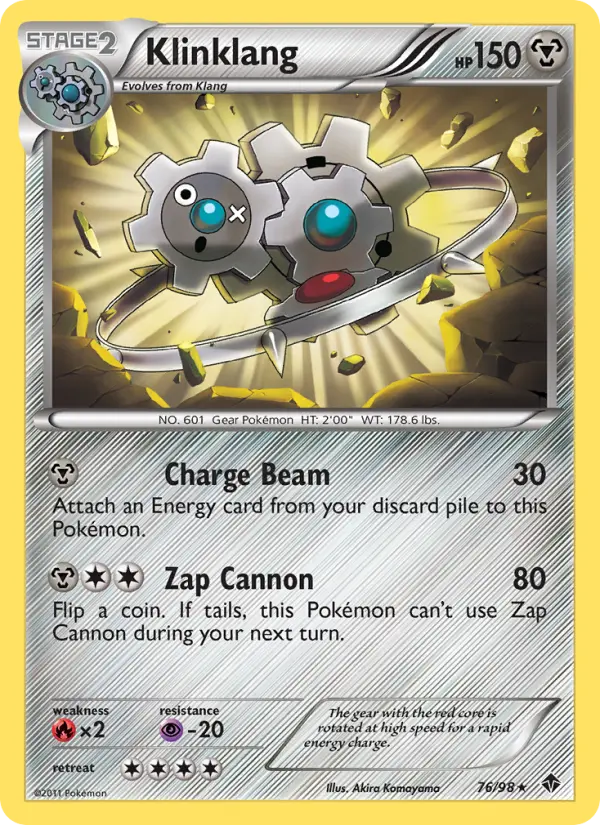Klinklang 76 card from Emerging Powers