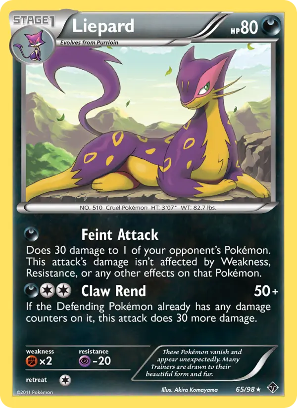 Liepard 65 card from Emerging Powers