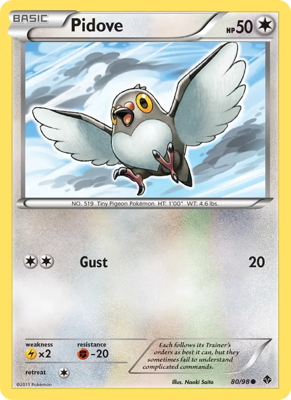Pidove 80 card from Emerging Powers