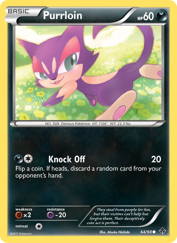 Purrloin 64 card from Emerging Powers