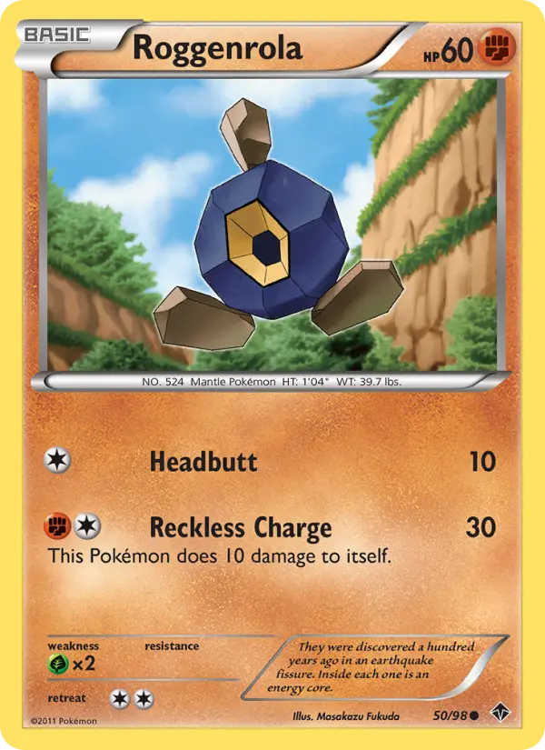 Roggenrola 50 card from Emerging Powers