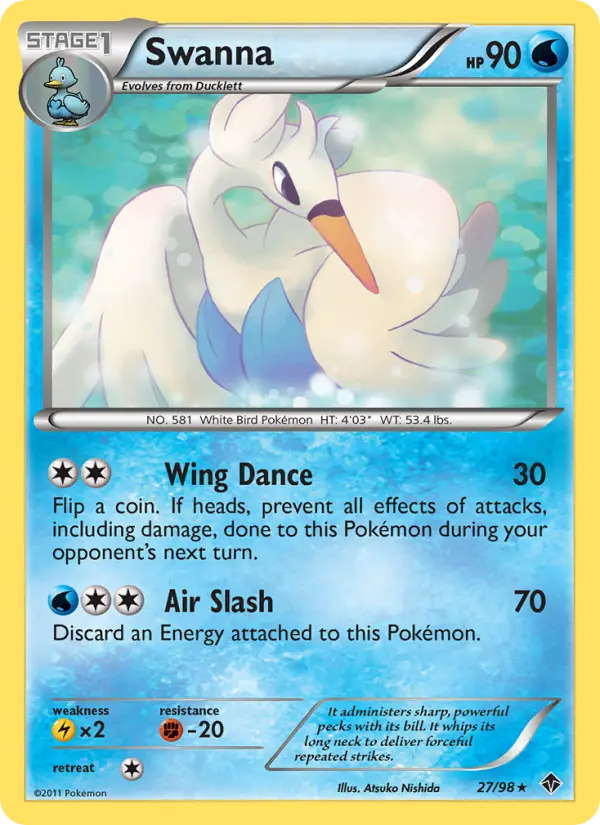 Swanna 27 card from Emerging Powers
