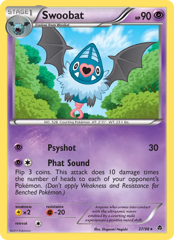 Swoobat 37 card from Emerging Powers