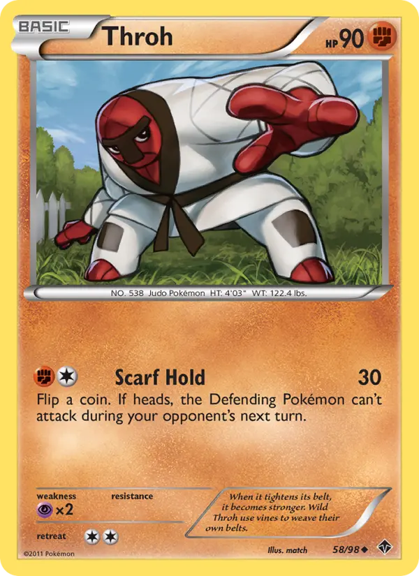 Throh 58 — Emerging Powers 58, Normal finish