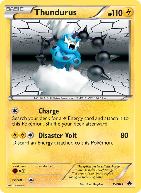 Thundurus 35 card from Emerging Powers