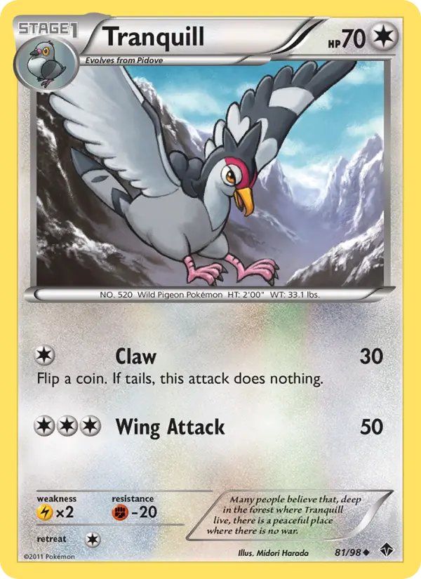 Tranquill 81 card from Emerging Powers