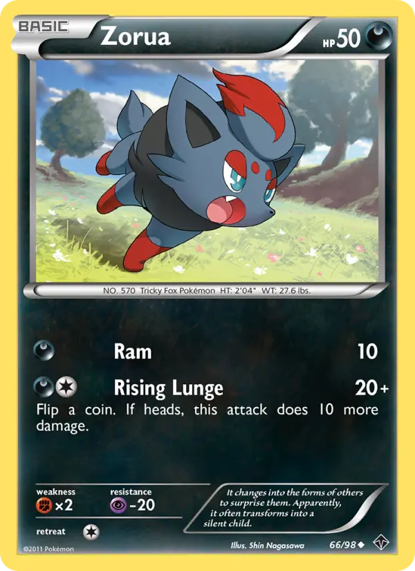 Zorua 66 card from Emerging Powers