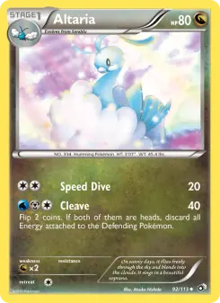 Altaria — Legendary Treasures #92