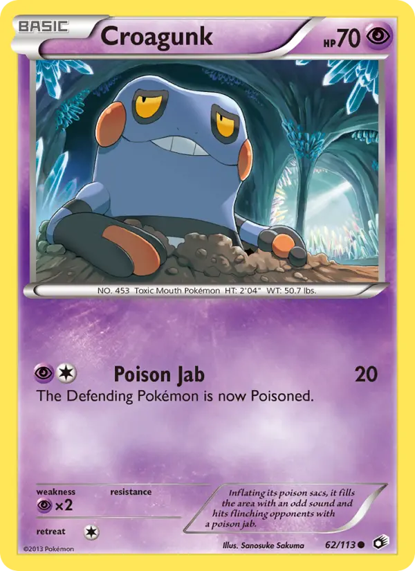 Croagunk 62 — Legendary Treasures 62, Normal finish