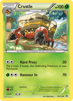 Crustle — Legendary Treasures #14