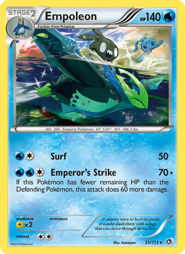 Empoleon 35 — Legendary Treasures 35, Normal finish